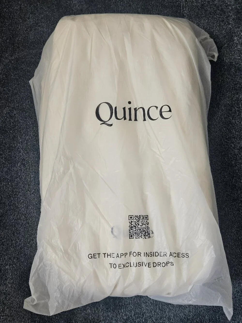 Quince European Linen Duvet Cover in Ivory